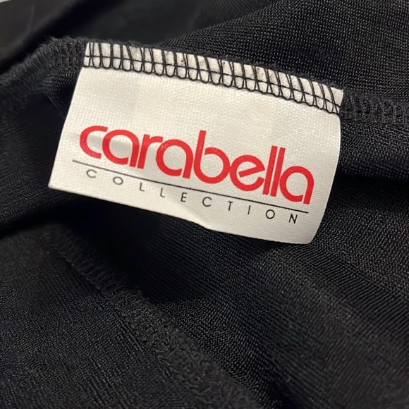 Carabella Head Turning Black Cocktail Dress. Extremely unique  Sheer top. S - Picture 12 of 15